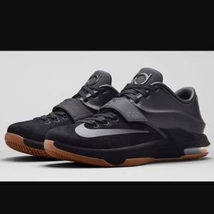 New Nike KD 7 VII EXT Black Suede QS